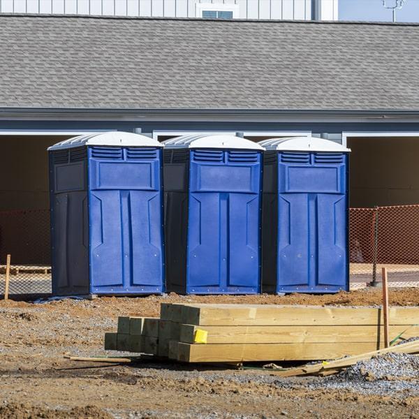 Heavy-duty construction site porta potty in Lexington, Kentucky