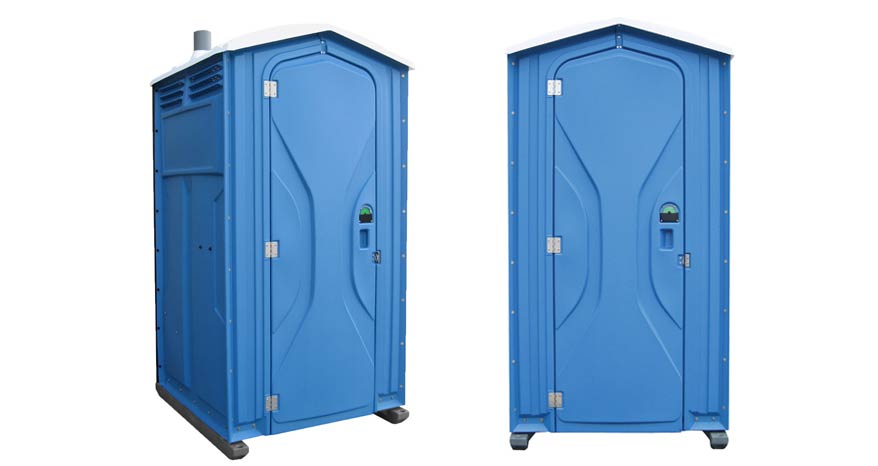 Long-term porta potty units on site in Lexington, Kentucky